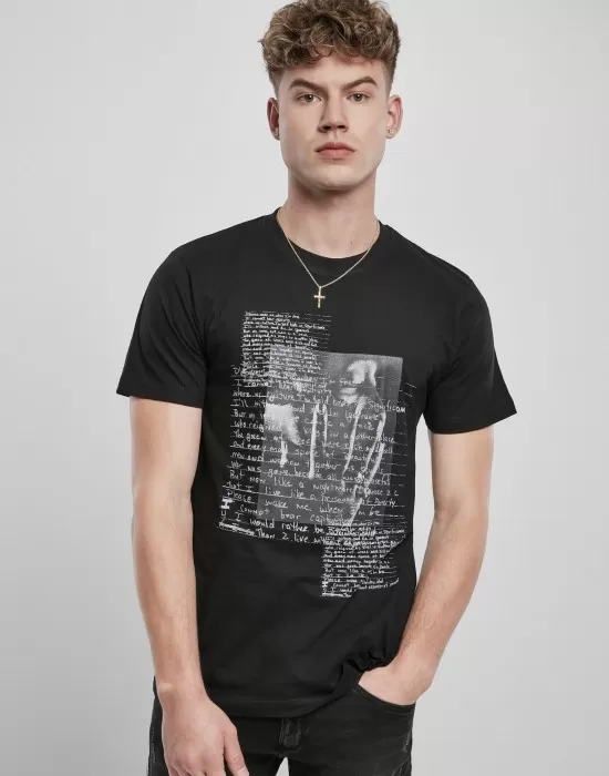2Pac / Tupac Lyrics Тениска с ръкописна лирика, Тениски - Hoodstyle.bg