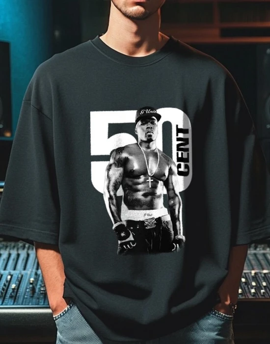Овърсайз Тениска 50 Cent, Тениски - Hoodstyle.bg