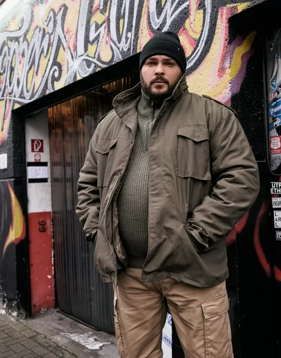 Мъжко премиум яке в цвят маслина Brandit M65, Зимни якета - Hoodstyle.bg
