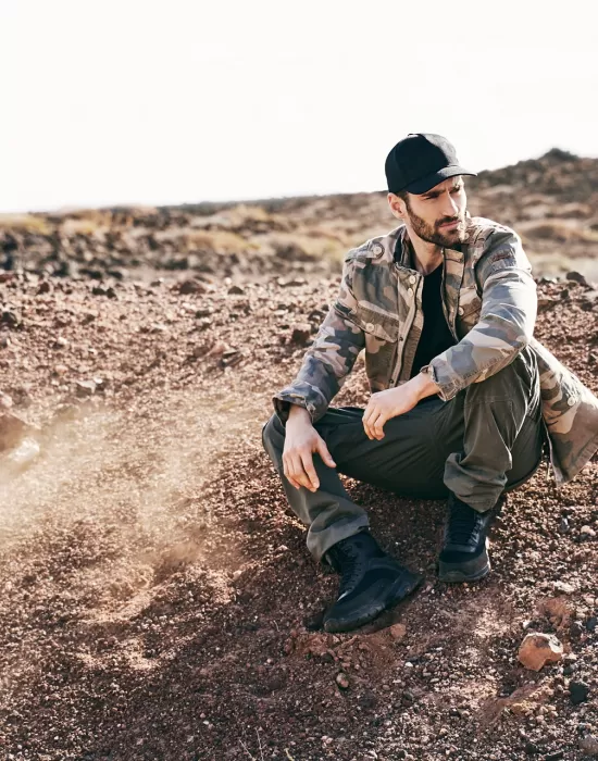 Мъжко зимно яке в светъл камуфлаж Brandit Britannia, Зимни якета - Hoodstyle.bg