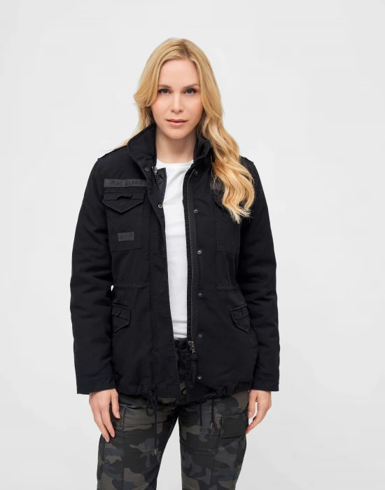 Премиум дамско яке в черен цвят Brandit Women M65 Giant, Якета - Hoodstyle.bg