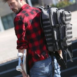 Мъжка карирана риза в червен цвят Brandit Check Shirt red/black