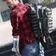Мъжка карирана риза в червен цвят Brandit Check Shirt red/black, Блузи и Ризи - Hoodstyle.bg