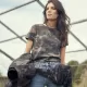Дамска тениска в тъмен камуфлажен десен Brandit, Блузи и Ризи - Hoodstyle.bg