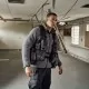Мъжко яке от плюшен полар в сиво Brandit Teddyfleece Troyer anthracite, Зимни якета - Hoodstyle.bg