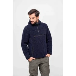 Мъжко пухкаво яке в тъмносин цвят Brandit Worker Pullover 