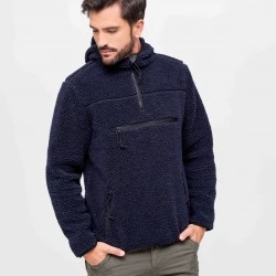 Мъжко пухкаво яке в тъмносин цвят Brandit Worker Pullover 