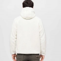 Мъжко пухкаво яке в бял цвят Brandit Teddyfleece Worker