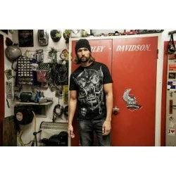 Тениска в черен цвят Motorhead Warpig Print