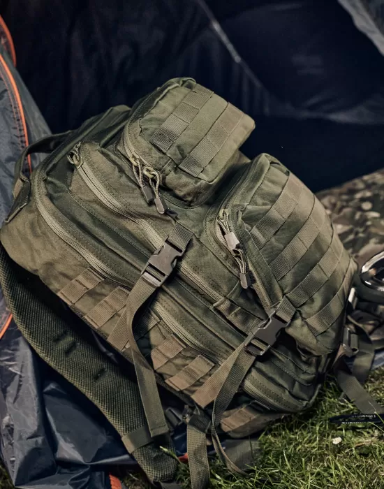 Туристическа раница тъмнозелена 40 л. Brandit US Cooper Large, Раници - Hoodstyle.bg
