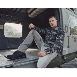 Мъжка риза в сив камуфлаж Brandit Vintage Shirt