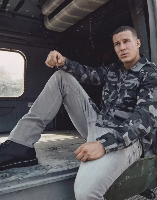 Мъжка риза в сив камуфлаж Brandit Vintage Shirt, Блузи и Ризи - Hoodstyle.bg