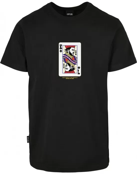 Мъжка тениска в черно C&S WL Compton Card, Тениски - Hoodstyle.bg