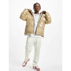 Зимно широко яке в черен цвят UNISEX DEF Jacket Shiny