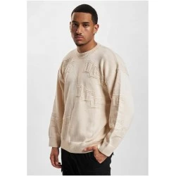 Мъжка блуза DEF Knit beige/beige