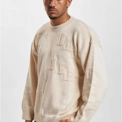 Мъжка блуза DEF Knit beige/beige