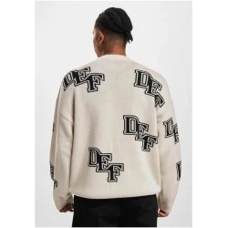 Мъжка блуза DEF Knit beige/black