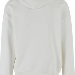 Широк суичър в бяло UNISEX DEF Hoodie Definitely Embroidery