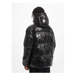 Зимно широко яке в черен цвят UNISEX DEF Jacket Shiny