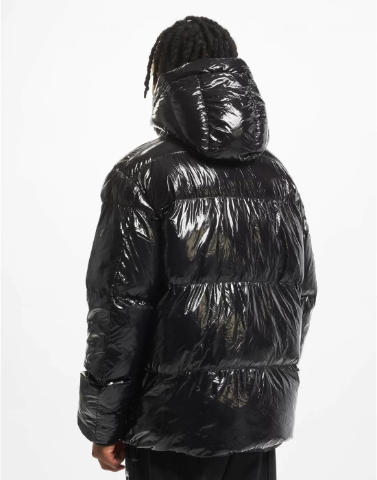 Зимно широко яке в черен цвят UNISEX DEF Jacket Shiny, Зимни якета - Hoodstyle.bg