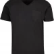 Мъжка тениска DEF V-Neck в черно, Тениски - Hoodstyle.bg