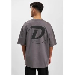 Мъжка тениска в цвят антрацит DEF Work