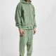 Мъжки суичър с качулка в зелен цвят DEF Zip Hoodie, Суичъри - Hoodstyle.bg