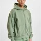 Мъжки суичър с качулка в зелен цвят DEF Zip Hoodie, Суичъри - Hoodstyle.bg