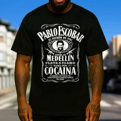 Pablo Escobar COCAINA тениска