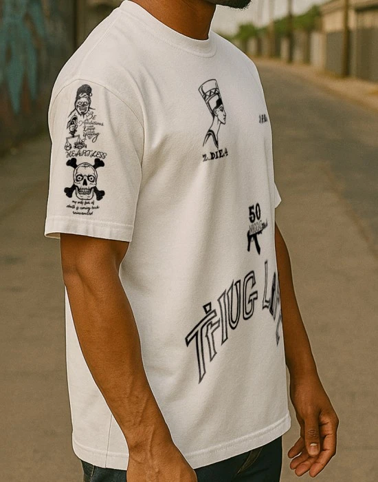 2Pac Tattoos тениска, HOODSTYLE - Hoodstyle.bg
