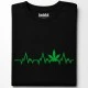 Weed Heartbeat тениска, Забавни - Hoodstyle.bg