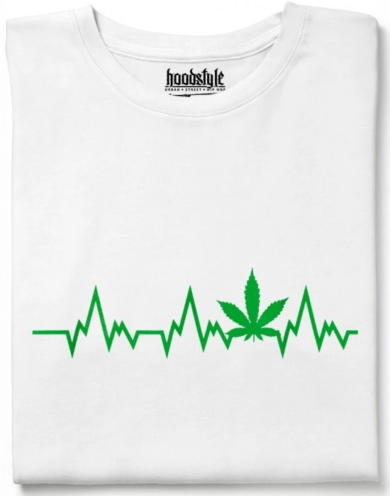 Weed Heartbeat тениска, Забавни - Hoodstyle.bg