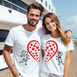 Тениски за двойки My Heart