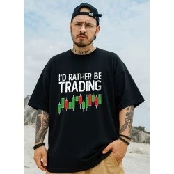 I'd rather be trading тениска