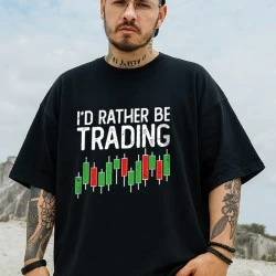 I'd rather be trading тениска