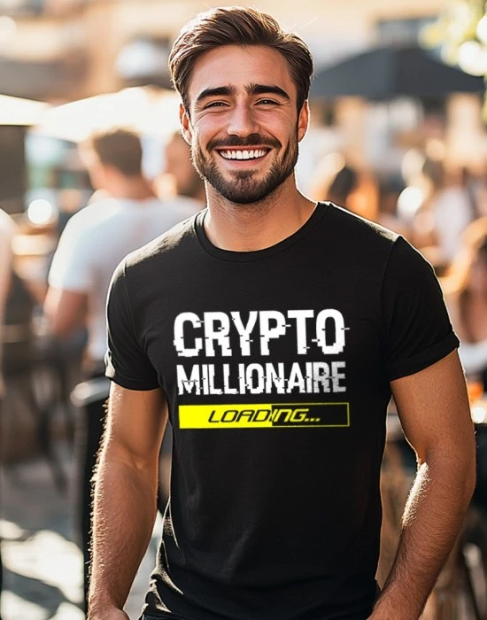 CRYPTO MILLIONARE тениска, Хоби - Hoodstyle.bg