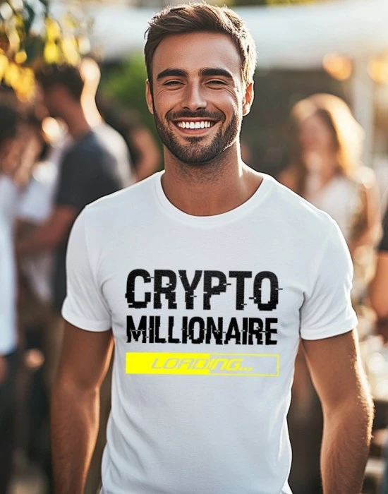 CRYPTO MILLIONARE тениска, Хоби - Hoodstyle.bg