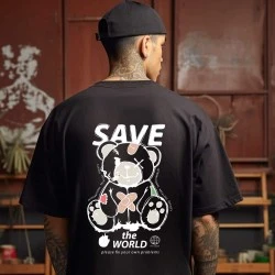 Тениска Oversize  Save The World