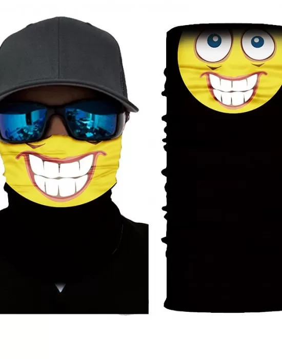 Бандана шал бъф Смайли 3 HoodStyle Bandana, Бандана шал - Hoodstyle.bg