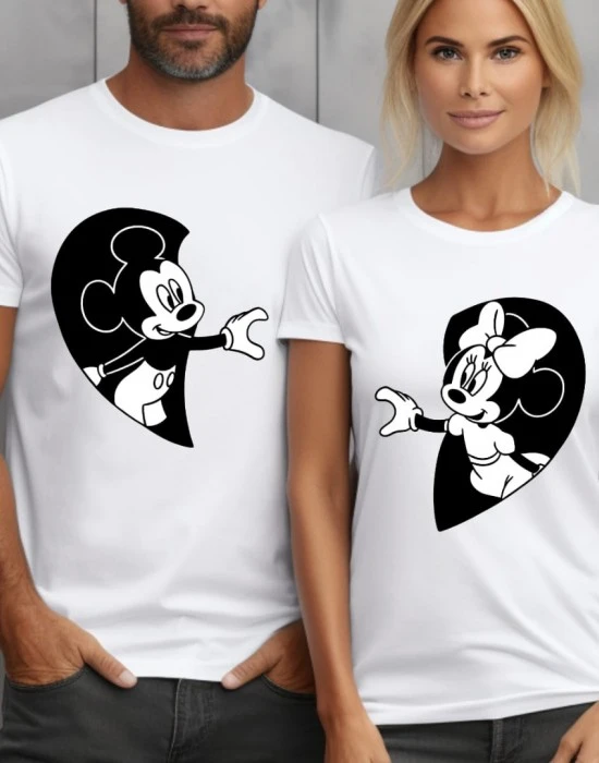 Тениски за двойки Mickey and Minnie Mause, Тениски - Hoodstyle.bg