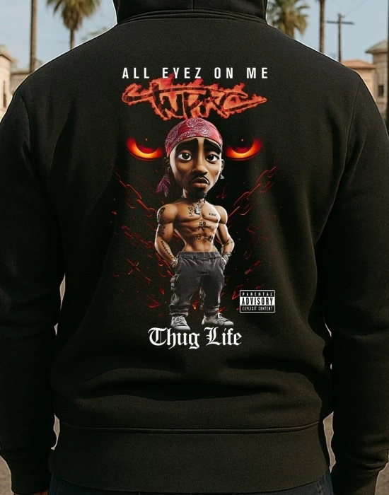 Rap Toon 2Pac мъжко худи, Суичъри - Hoodstyle.bg