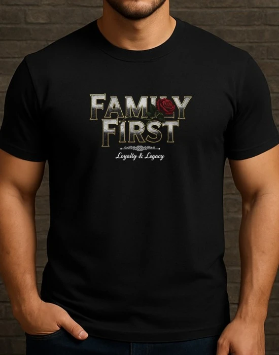 Family First тениска, Мафиотски - Hoodstyle.bg
