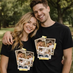 Тениска за двойки POLAROID COUPLE
