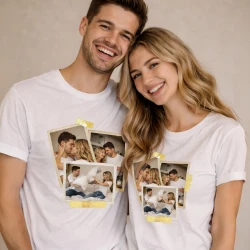 Тениска за двойки POLAROID COUPLE