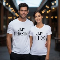 Тениски за двойки My Hero