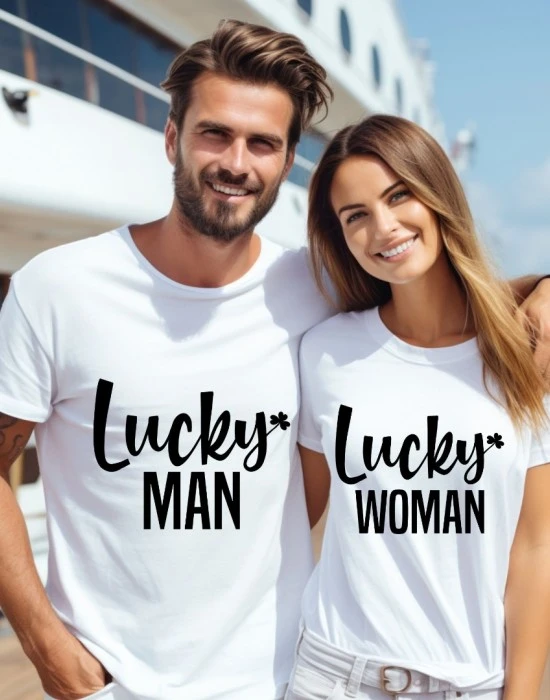 Тениски за двойки lucky, Тениски - Hoodstyle.bg