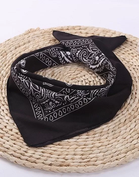 Кърпа за глава бандана HoodStyle Bandana в черен цвят, Бандани - Hoodstyle.bg