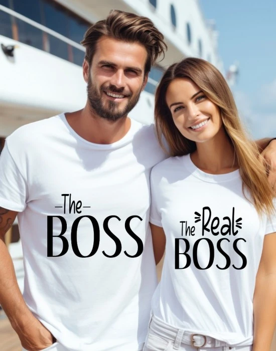 Тениски за двойки The Boss, Тениски - Hoodstyle.bg