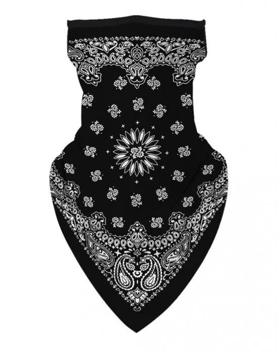 Бандана нов дизайн HoodStyle Bandana Bestseller Design Flow черна, Бандани - Hoodstyle.bg