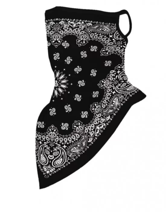 Бандана нов дизайн HoodStyle Bandana Bestseller Design Flow черна, Бандани - Hoodstyle.bg